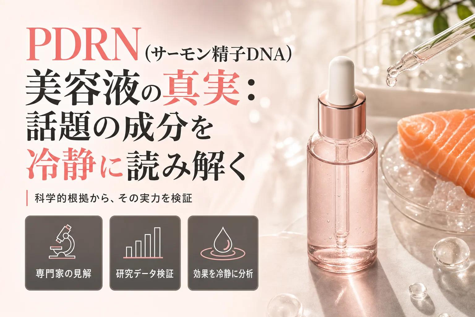 PDRN（サーモン精子DNA）美容液の真実：話題の成分を冷静に読み解く