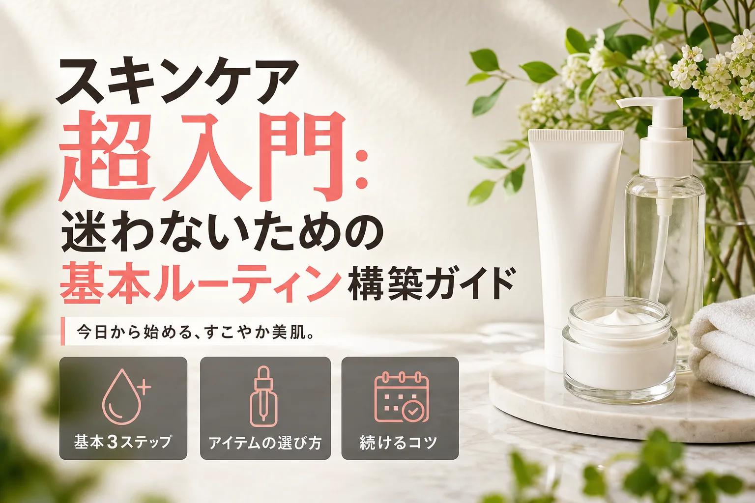 スキンケア超入門：迷わないための基本ルーティン構築ガイド