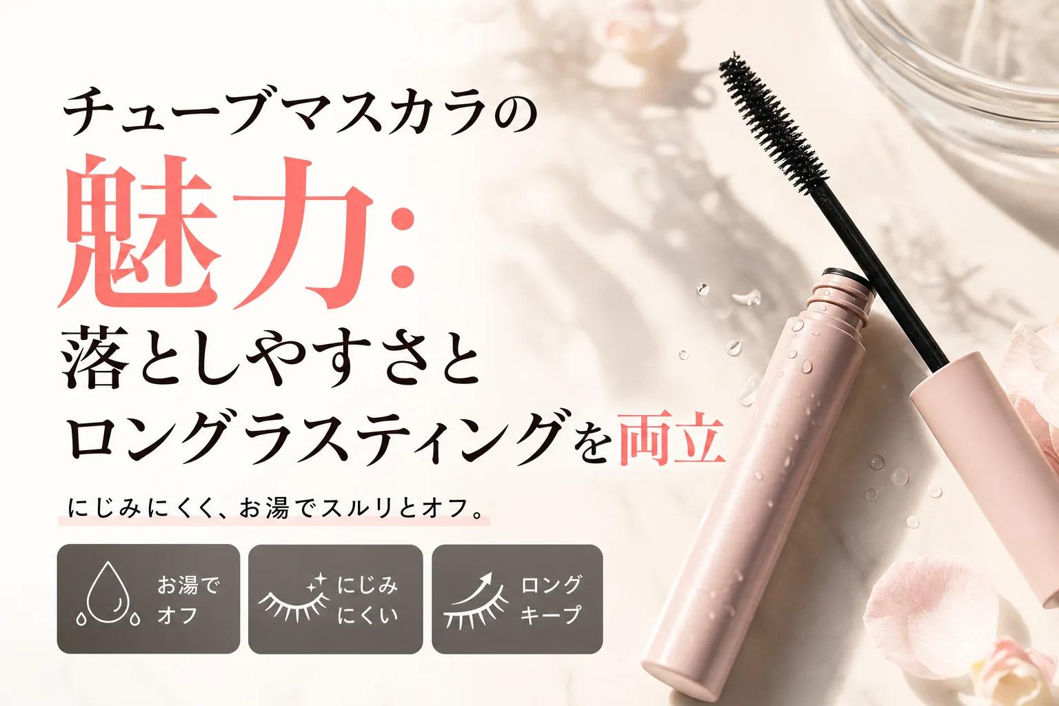 チューブマスカラの魅力：落としやすさとロングラスティングを両立