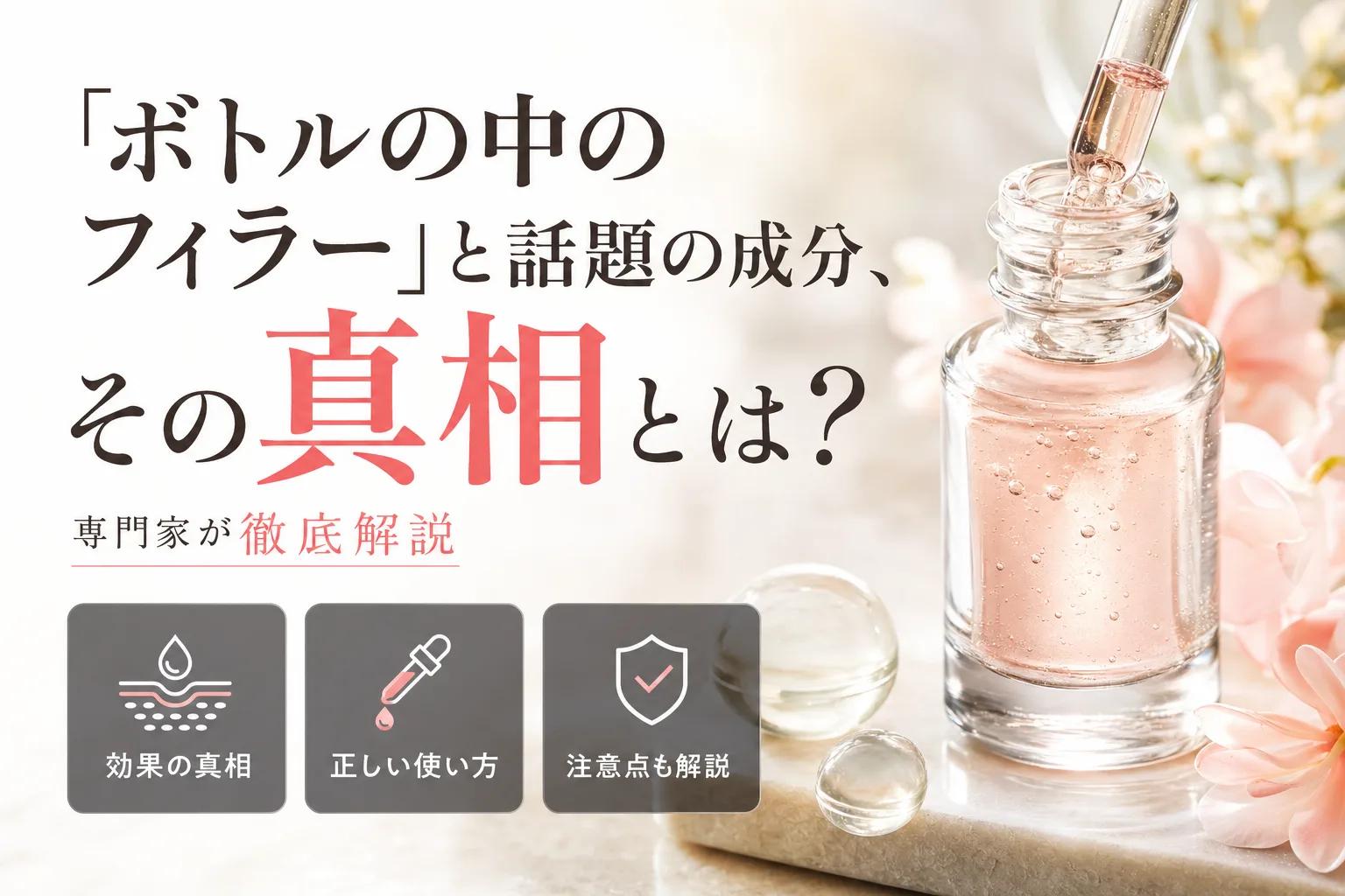 「ボトルの中のフィラー」と話題の成分、その真相とは？