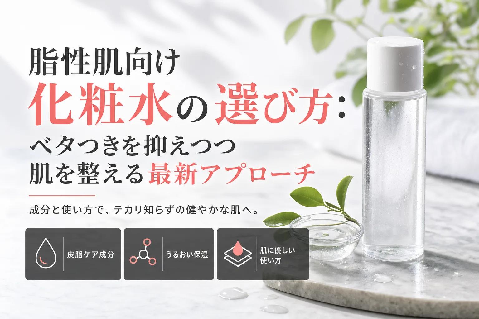 脂性肌向け化粧水の選び方：ベタつきを抑えつつ肌を整える最新アプローチ