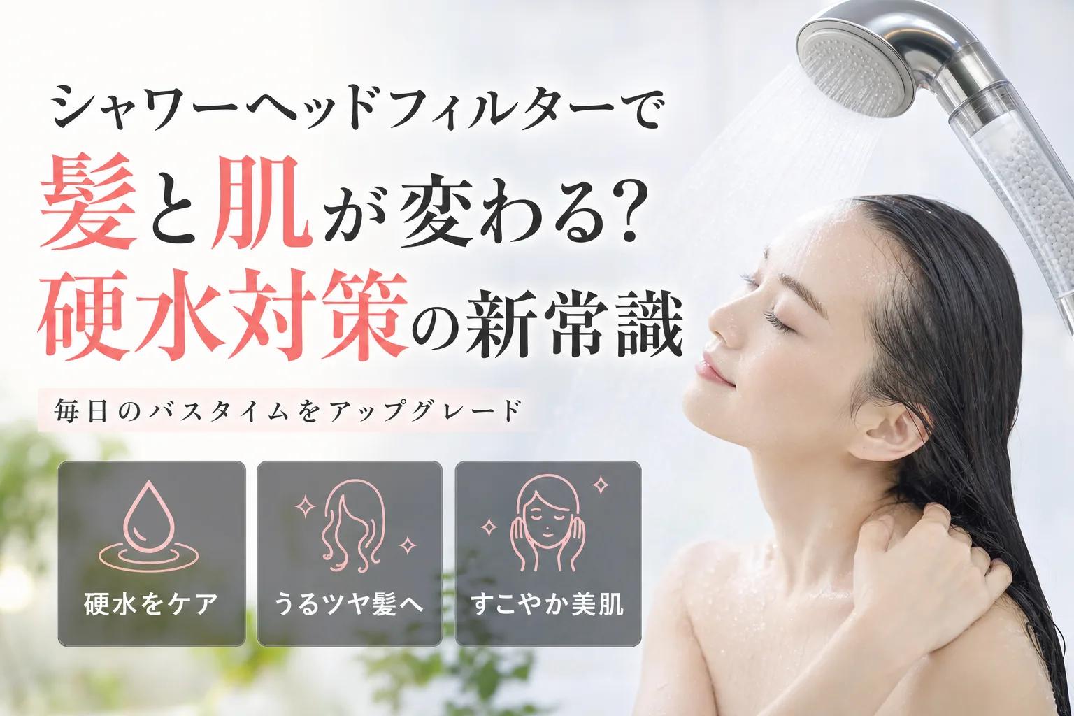 シャワーヘッドフィルターで髪と肌が変わる？硬水対策の新常識