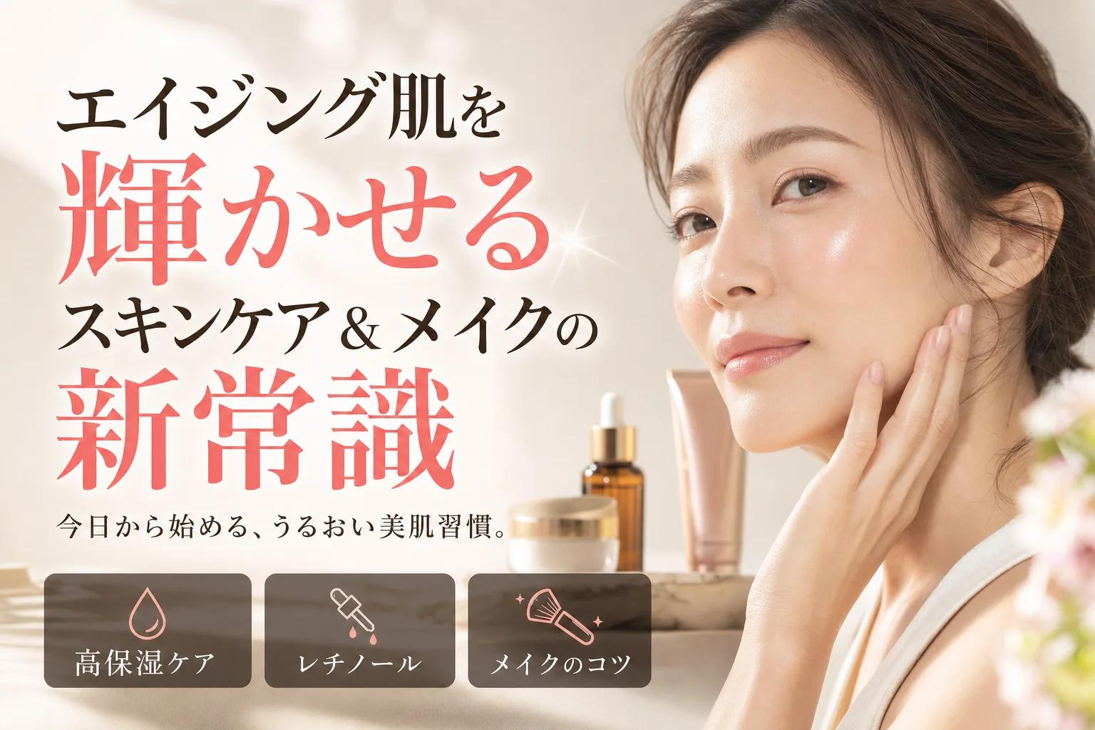 エイジング肌を輝かせるスキンケア＆メイクの新常識