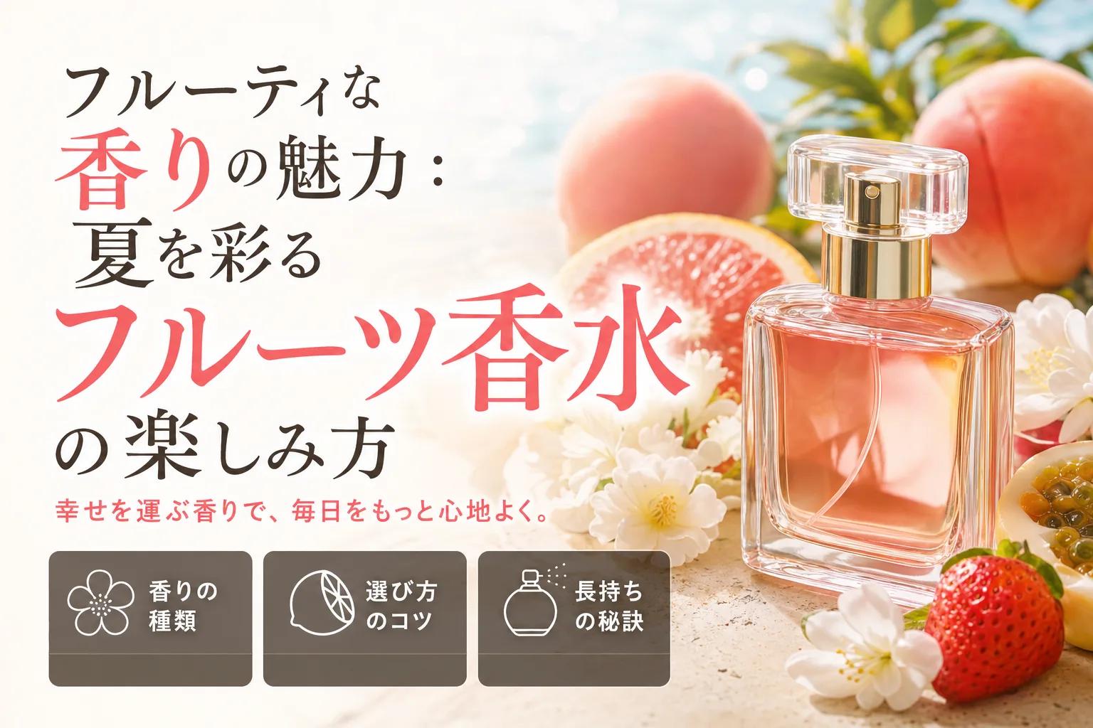 フルーティな香りの魅力：夏を彩るフルーツ香水の楽しみ方